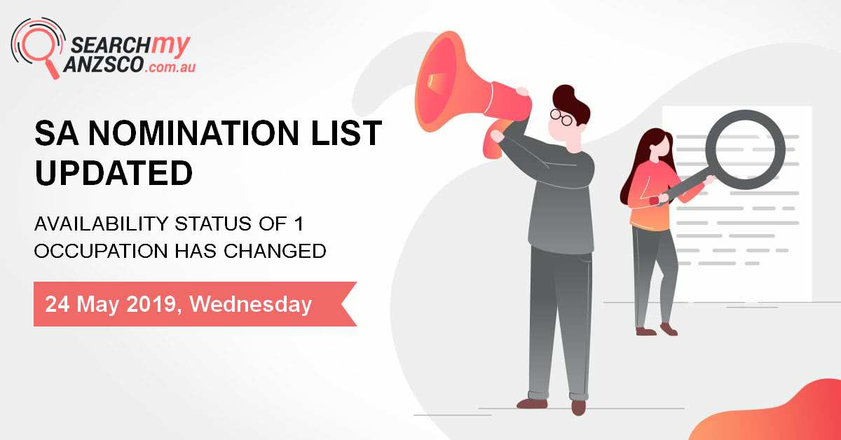 SA Nomination list Updated