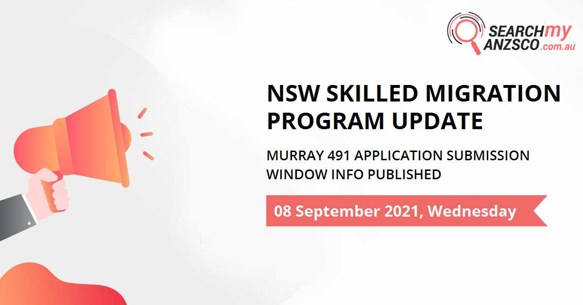 NSW Skilled Migration Program Update