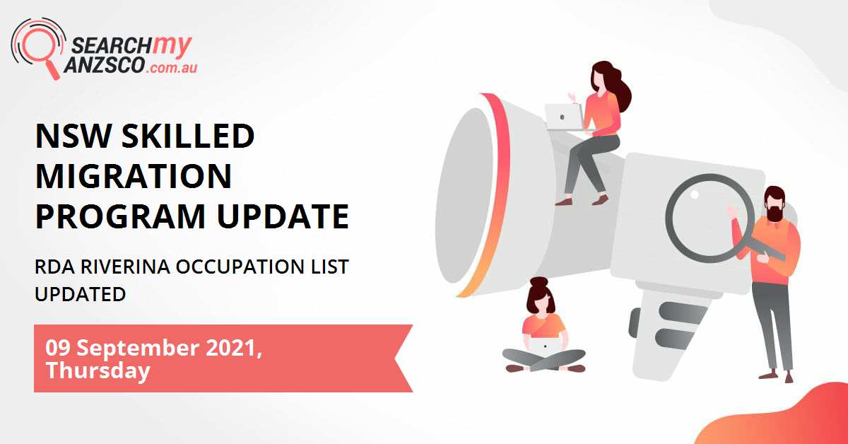 NSW Skilled Migration Program Update