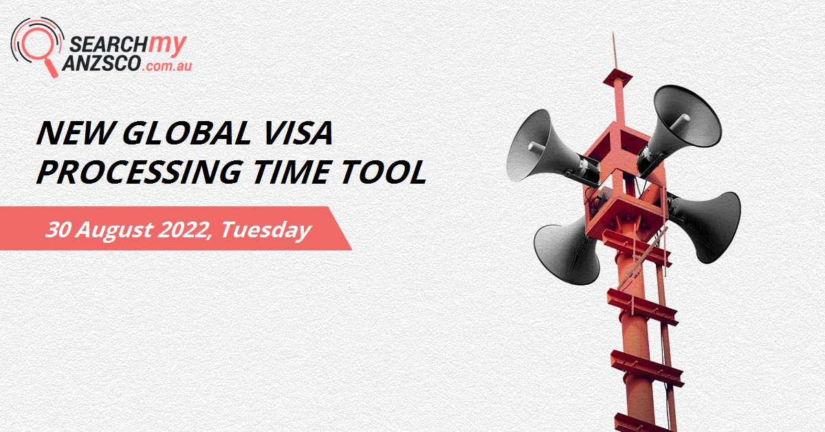 New Global Visa Processing Time Tool