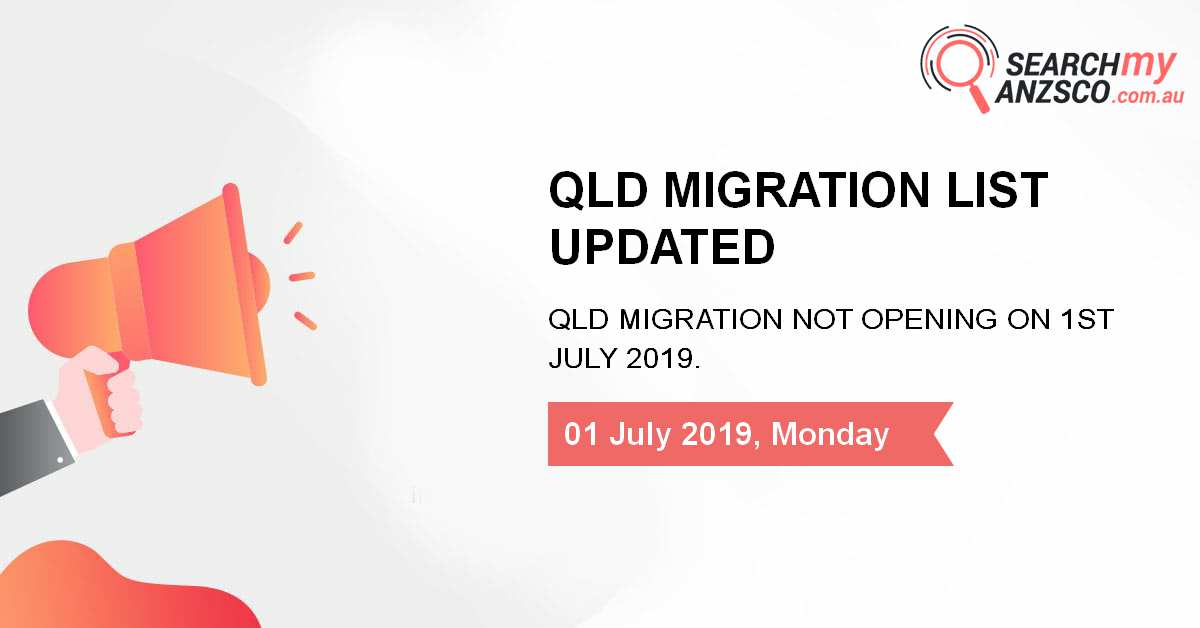 QLD Migration List Updated