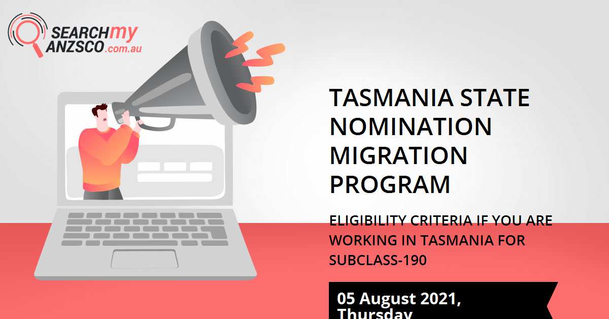 Tasmania State Nomination Migration Program