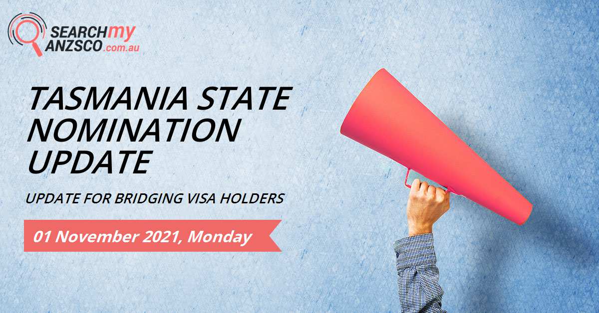 Tasmania State Nomination Update 