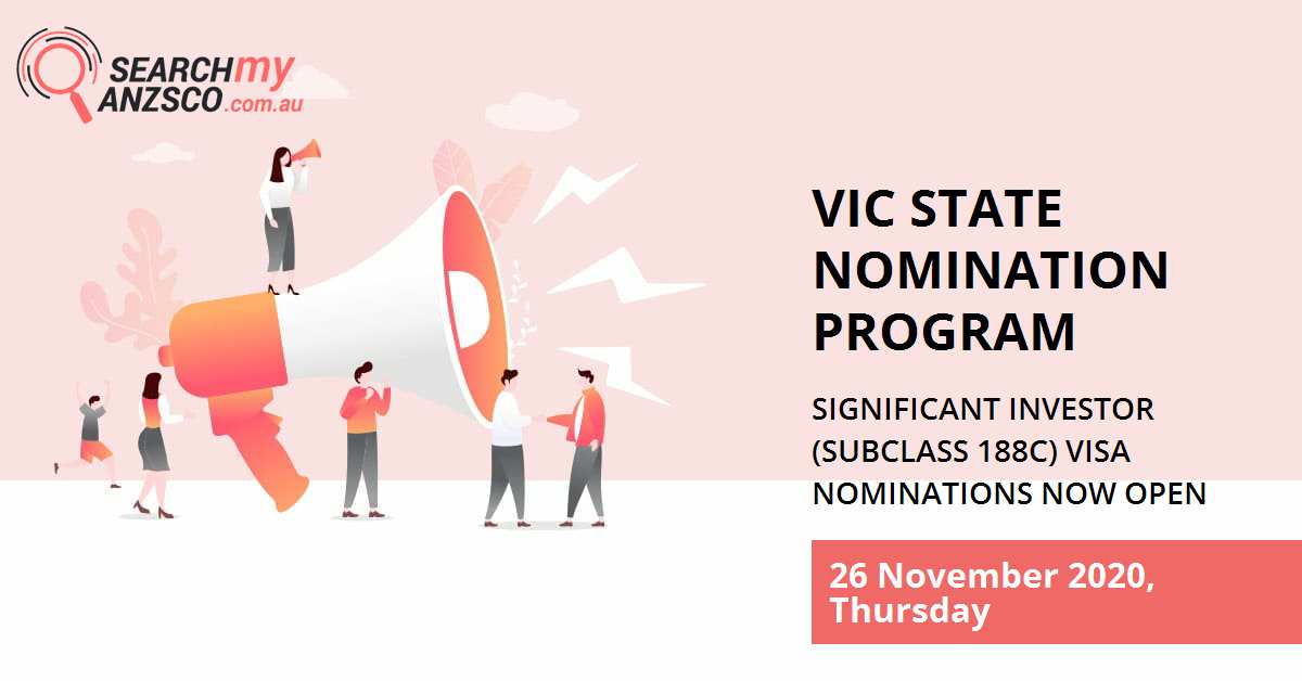 VIC State nomination program