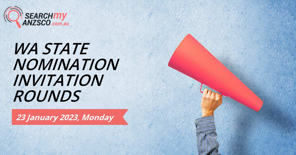 WA State Nomination Invitation Rounds